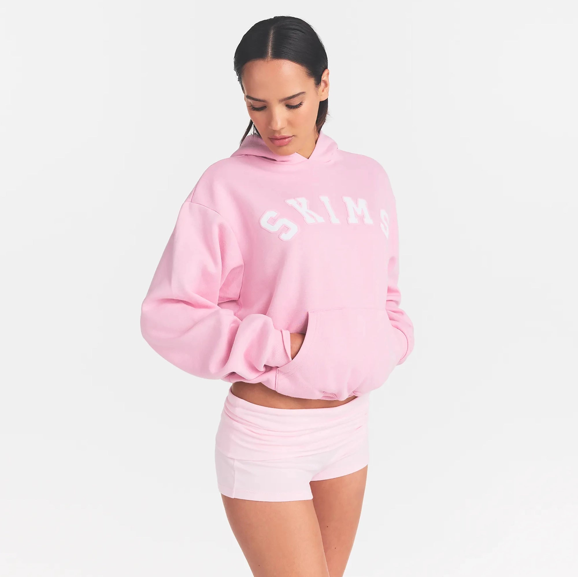 cotton fleece logo classic hoodie cotton fleece logo classic hoodie