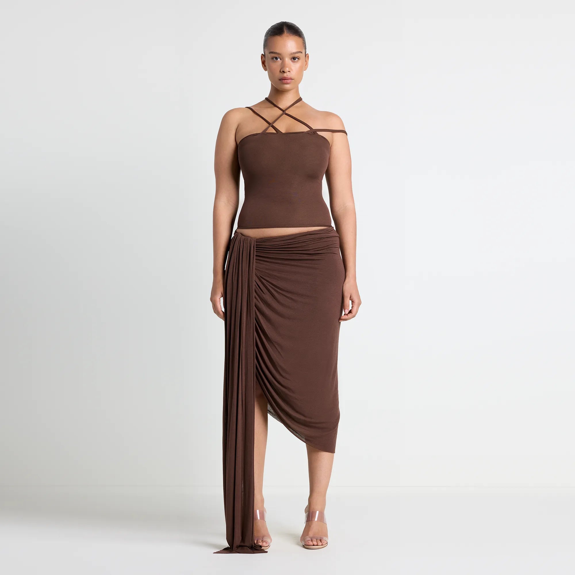 vettese x skims sheer modal top vettese x skims sheer modal top