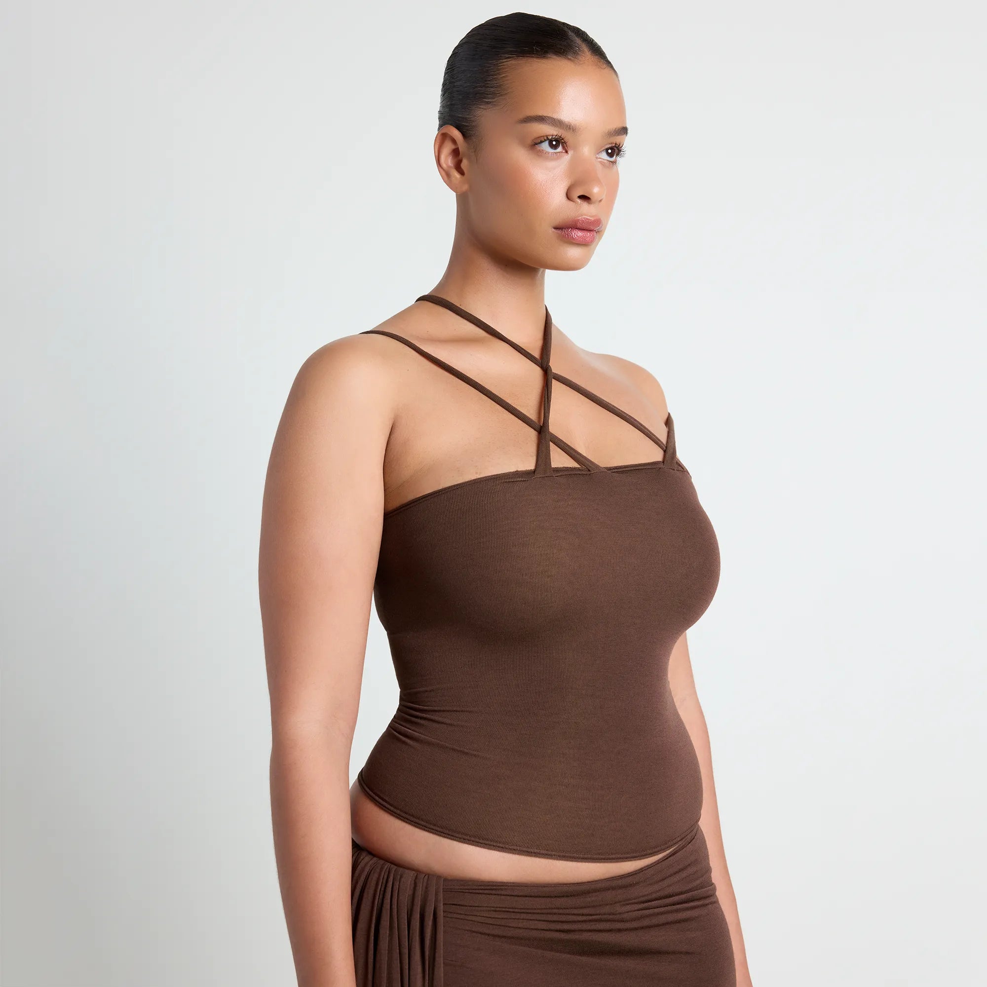 vettese x skims sheer modal top vettese x skims sheer modal top