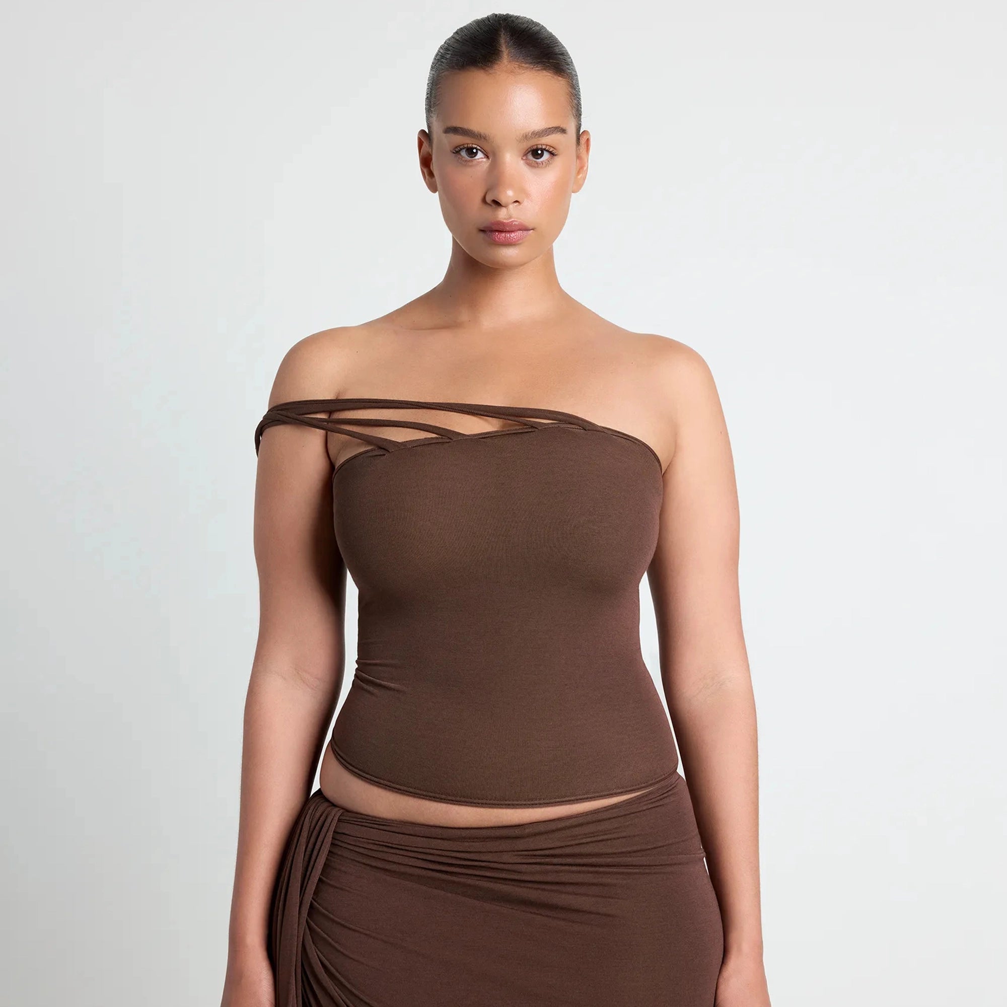 vettese x skims sheer modal top vettese x skims sheer modal top