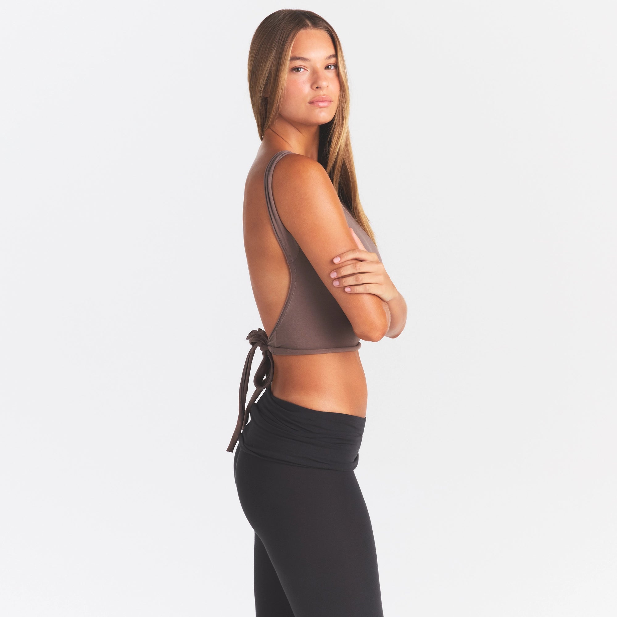 cotton jersey tie back tank cotton jersey tie back tank