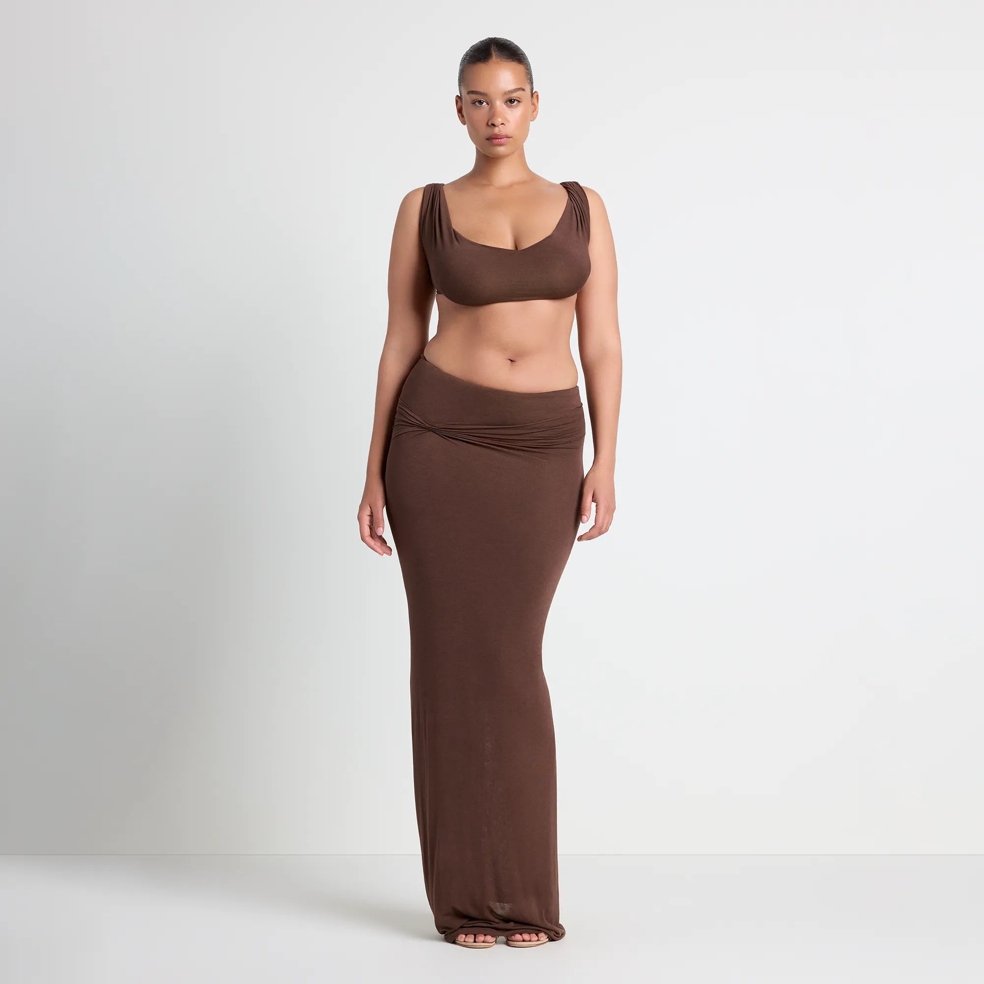 vettese x skims sheer modal draped bralette vettese x skims sheer modal draped bralette