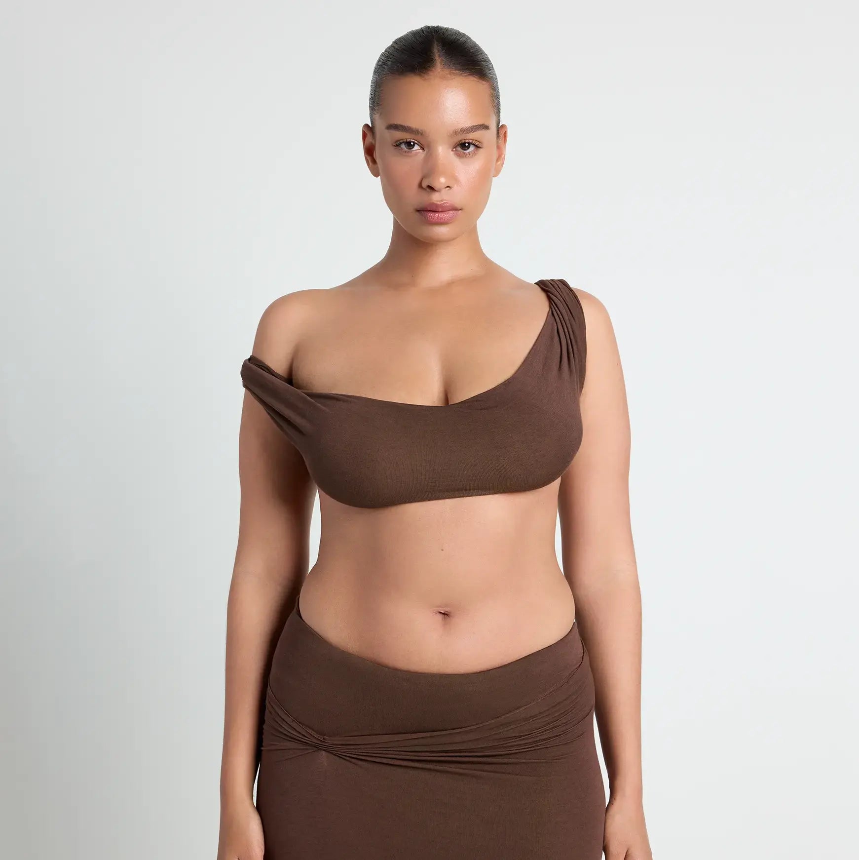 vettese x skims sheer modal draped bralette vettese x skims sheer modal draped bralette