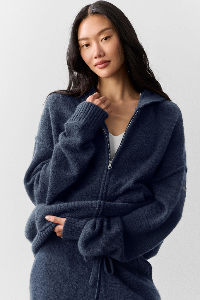 Новый класс wool cashmere full zip hoodie Новый класс wool cashmere full zip hoodie