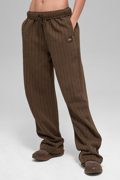 pinstripe straight leg sweatpant pinstripe straight leg sweatpant