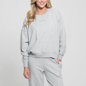 rhinestone logo sweatshirt