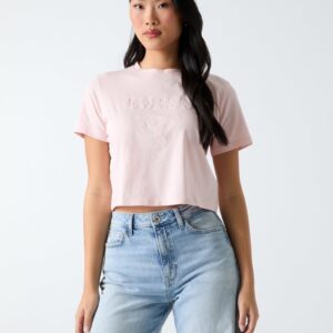 boxy logo t shirt