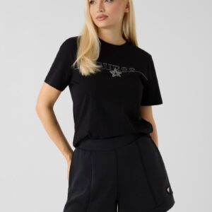 rhinestones logo t shirt