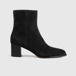 italian leather heeled ankle boot