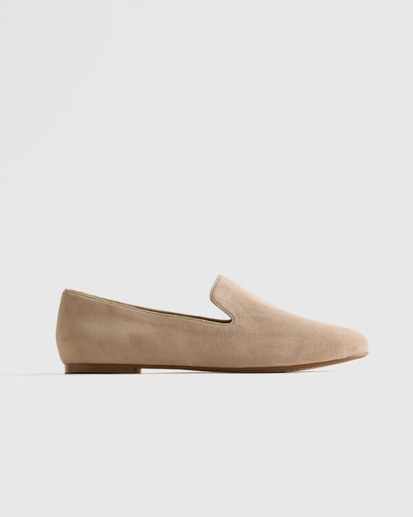 italian suede slipper loafer