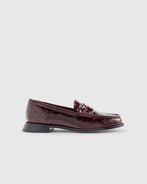 italian leather penny loafer