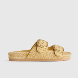Витрина raffia double buckle sandal