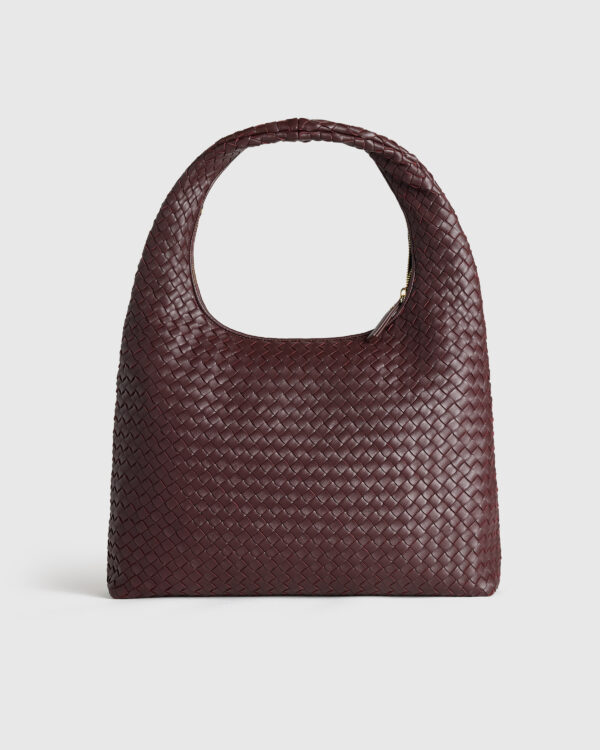 elodie handwoven shoulder bag