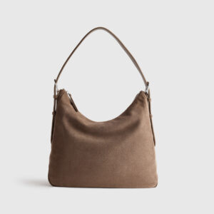 sutton suede shoulder bag