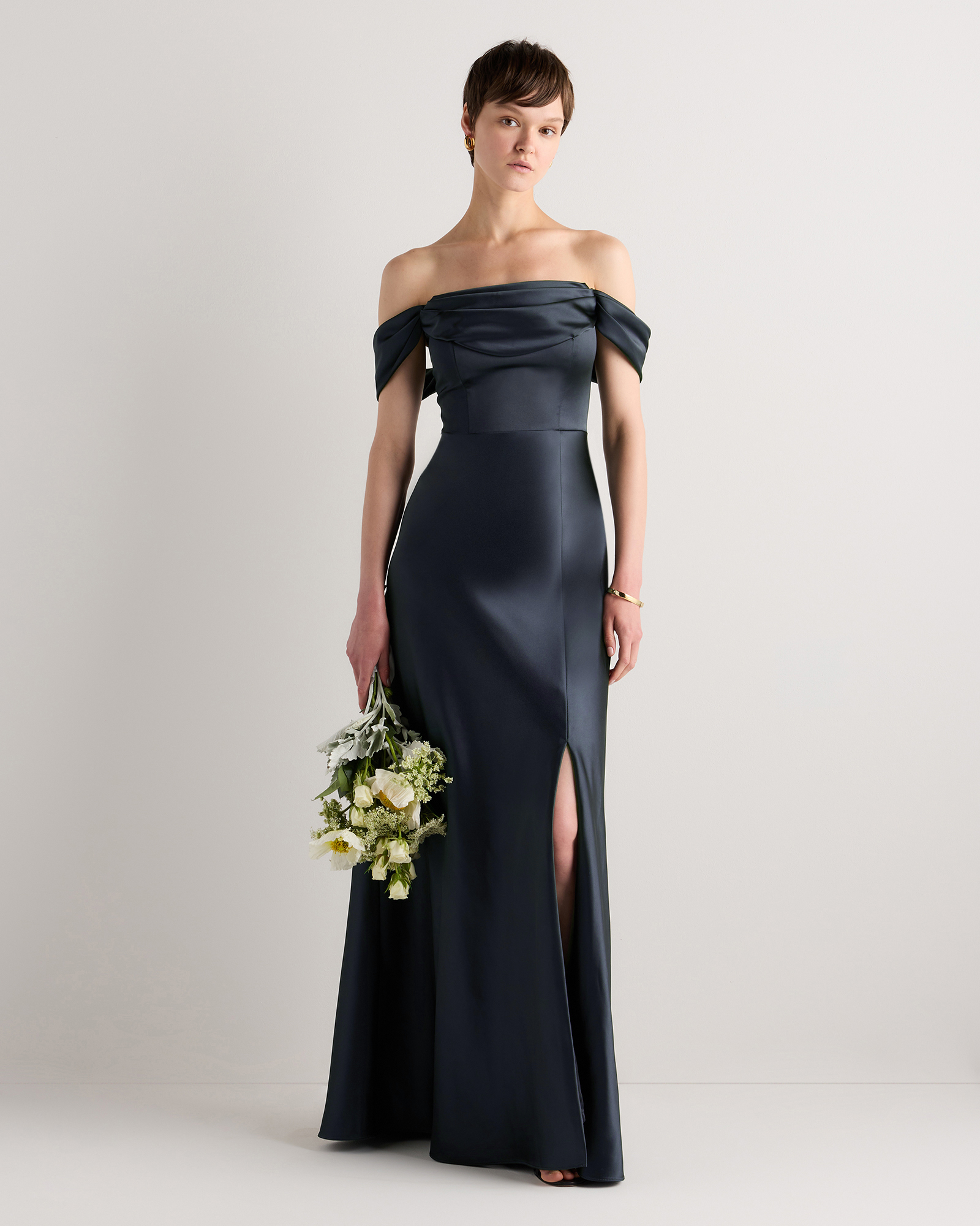 aurora stretch satin convertible dress aurora stretch satin convertible dress