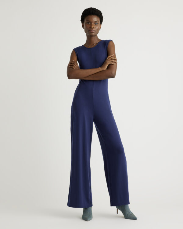 tencel jersey tank jumpsuit