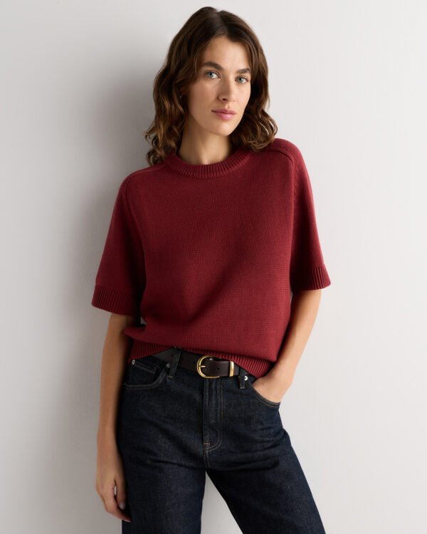 100% organic cotton sweater tee
