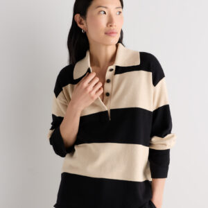 Витрина cotton cashmere rugby polo sweater