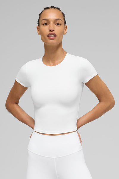 alo softsculpt precision short sleeve top alo softsculpt precision short sleeve top