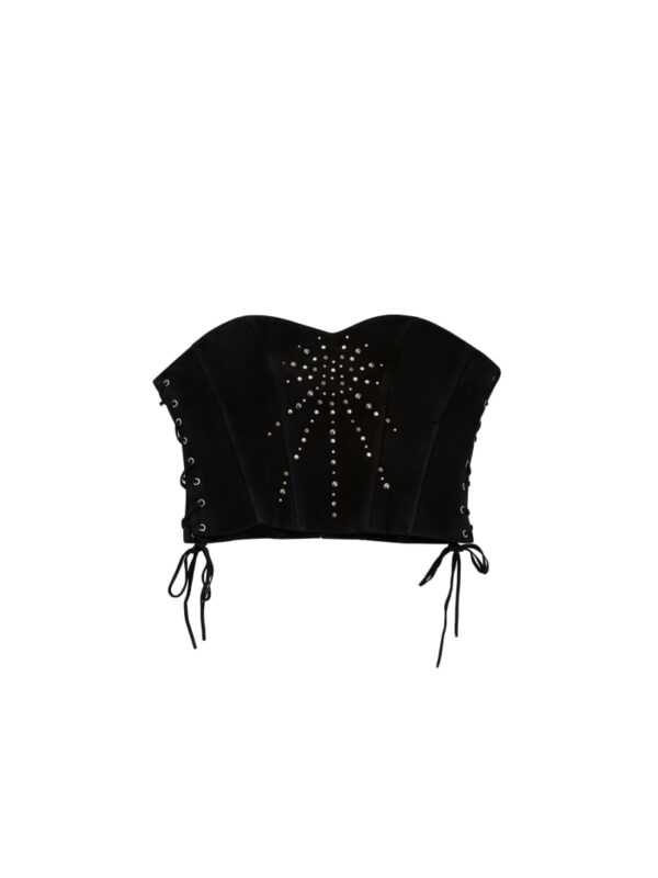 lace up bustier top