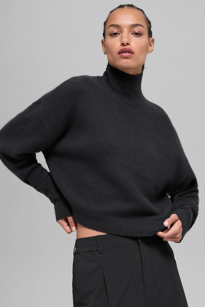 Шерстяной кашемир обрезал свитер turtleneck нового класса Шерстяной кашемир обрезал свитер turtleneck нового класса