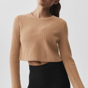 cashmere plush waffle обрезал длинный рукав