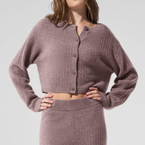 cashmere plush waffle Кардиган