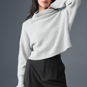 Оригинальное название: cashmere plush waffle turtleneck pullover