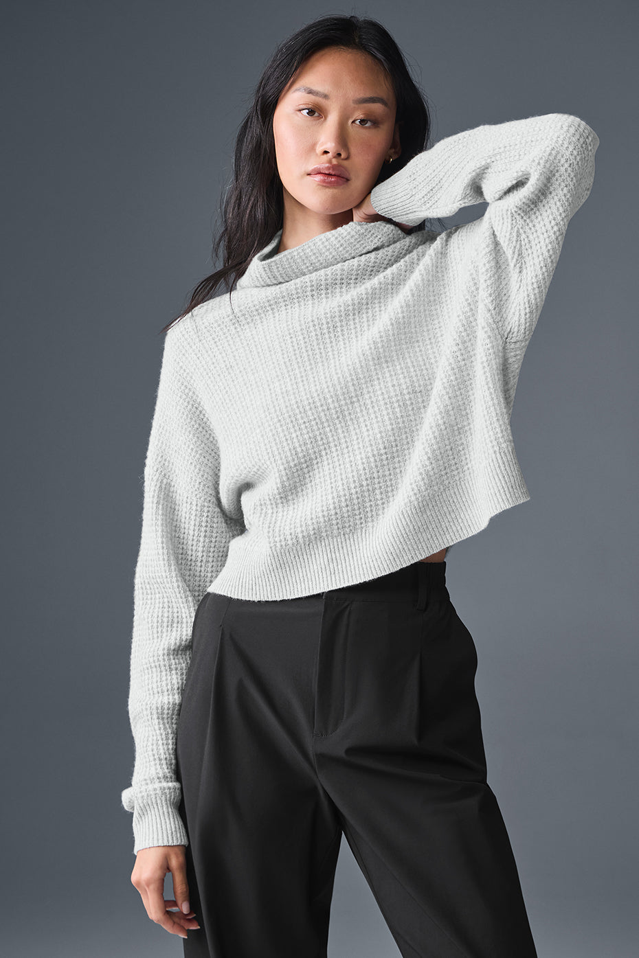 Оригинальное название: cashmere plush waffle turtleneck pullover Оригинальное название: cashmere plush waffle turtleneck pullover