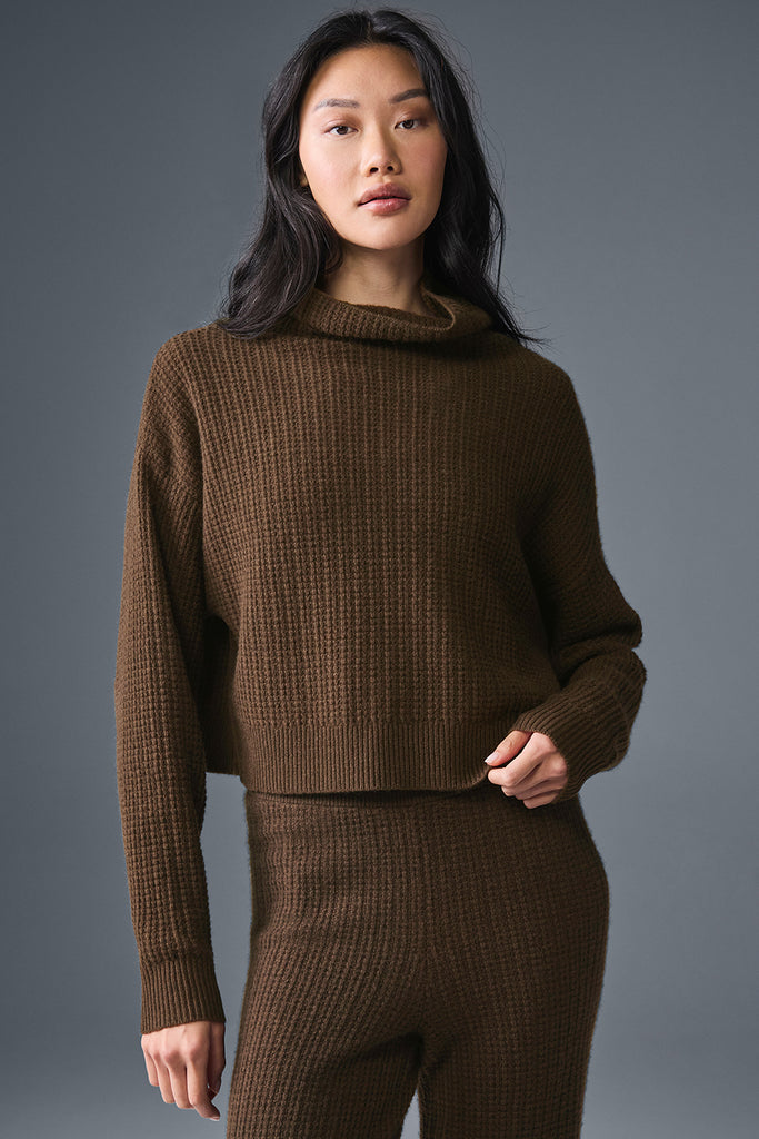 Оригинальное название: cashmere plush waffle turtleneck pullover Оригинальное название: cashmere plush waffle turtleneck pullover