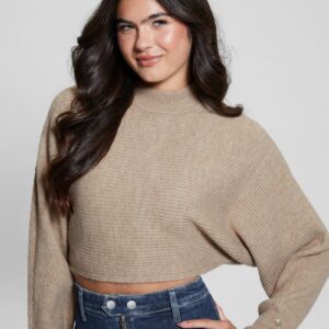 toki open back shrug sweater
