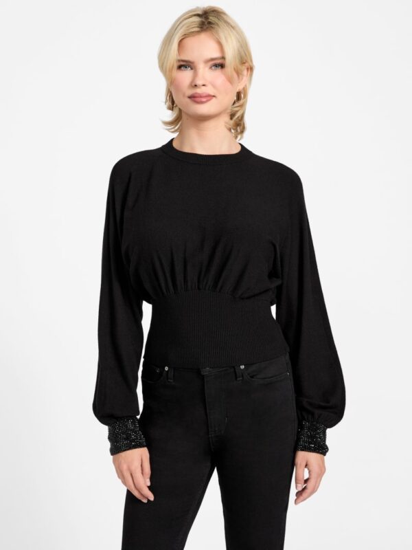 eco posa bling cuff sweater