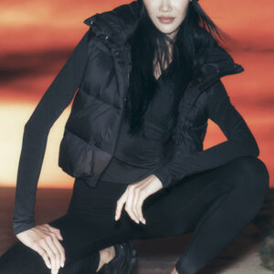 Золотой жилет rush puffer