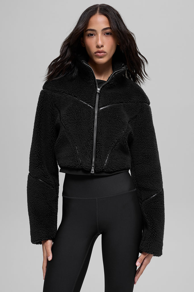 sherpa cropped slope side Джекет sherpa cropped slope side Джекет