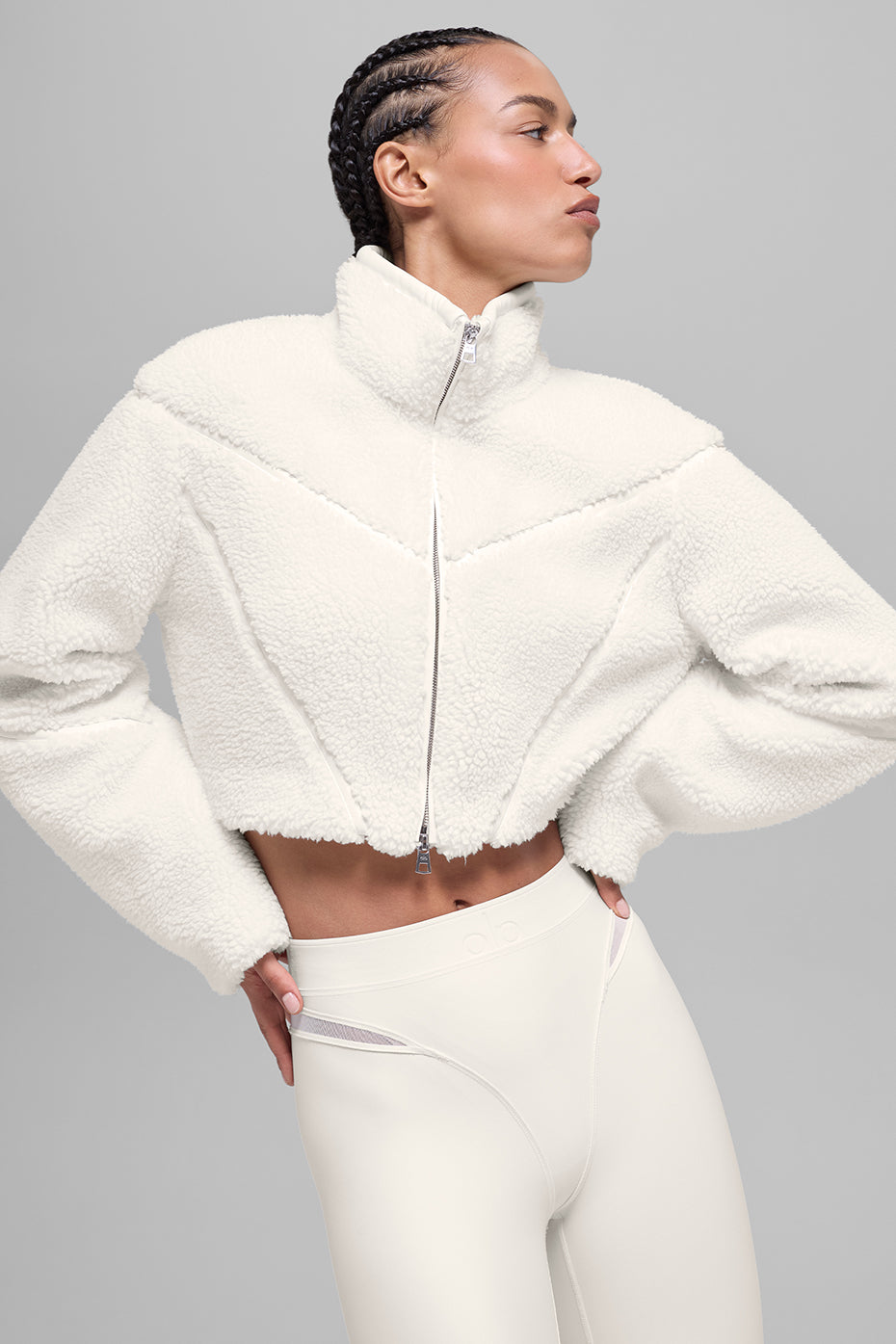 sherpa cropped slope side Джекет sherpa cropped slope side Джекет