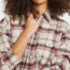 oversized long sleeve pocket shirt