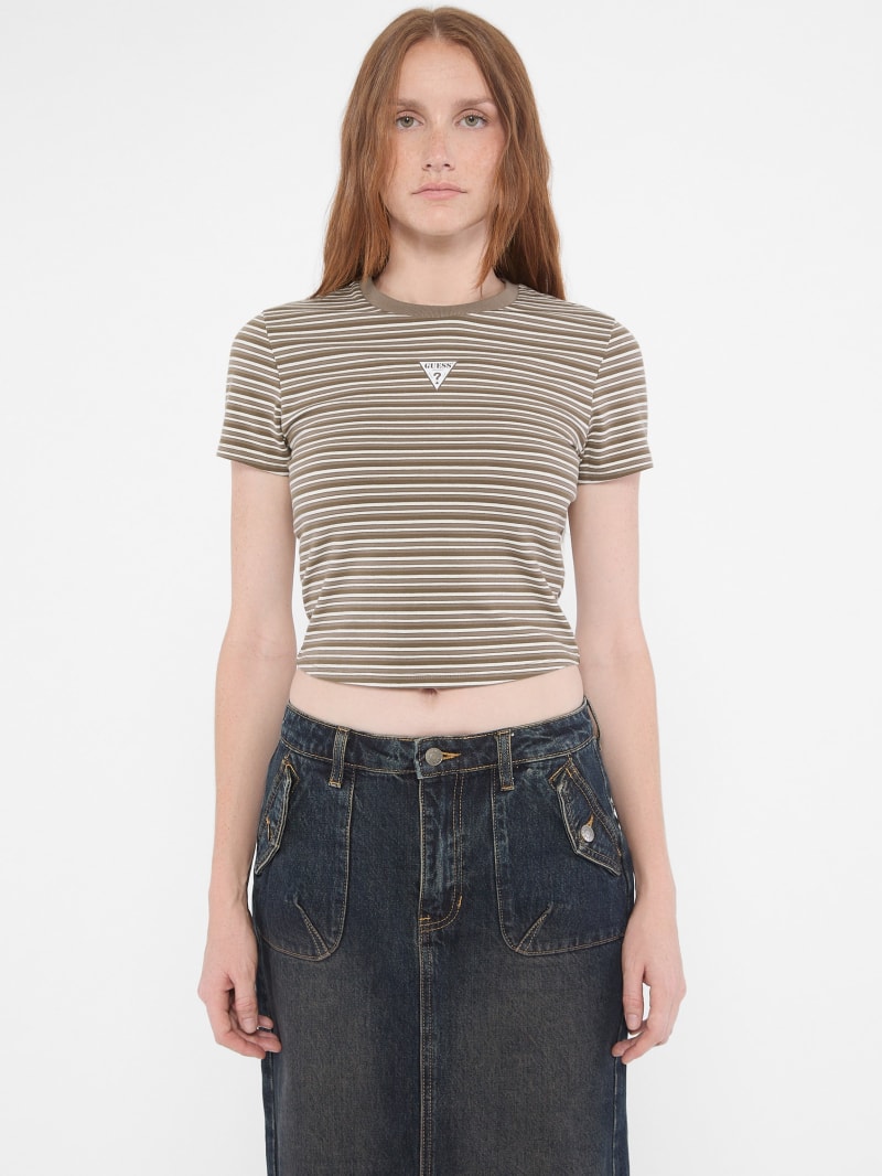 guess originals striped baby tee guess originals striped baby tee