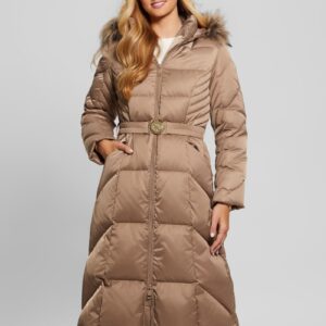 olga genuine down longline jacket