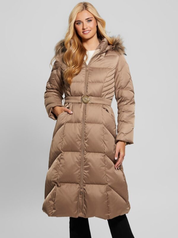 olga genuine down longline jacket