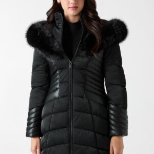 oxana hooded puffer coat