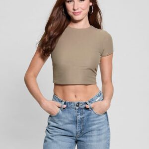 rene second skin crop tee