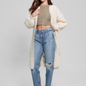 eco valeria mixed stitch cardigan