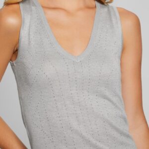 janine rhinestone sweater knit top
