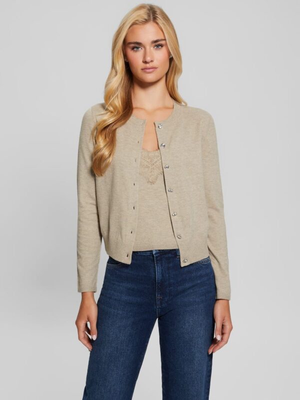 eco mena crewneck cardigan