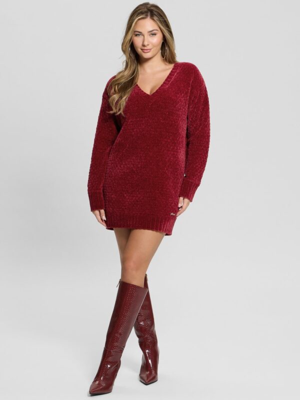 eco talia longline chenille sweater