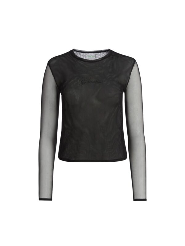 mesh long sleeve tee
