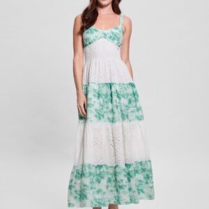 one size savina linen maxi dress