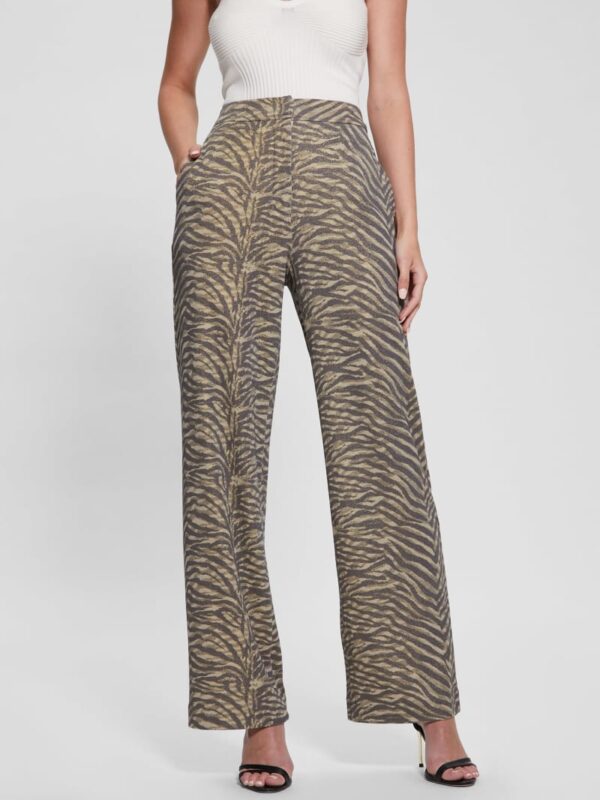 eliane printed wide leg pants