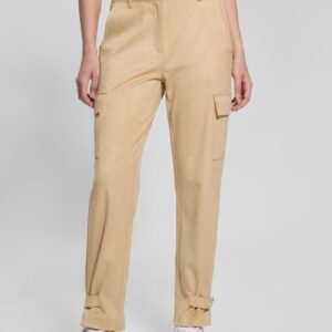mariza faux suede cargo pants