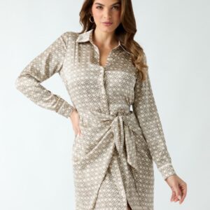 eco alya printed dress